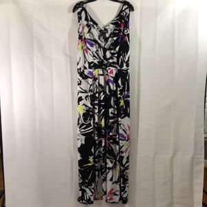 Dressy Tropical Summer Maxi Dress